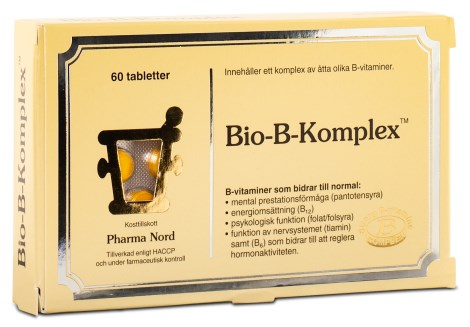 Pharma Nord Bio B-komplex, Vitaminer & Mineraler - Pharma Nord
