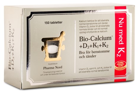 Pharma Nord Bio-Calcium+D3+K1+K2, Vitaminer & Mineraler - Pharma Nord