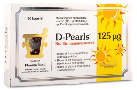 Pharma Nord D-Pearls 125 Ug, Vitaminer & Mineraler - Pharma Nord