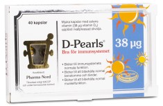 Pharma Nord D-Pearls Vitamin D3 38 mcg