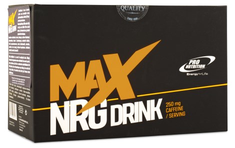 Max NRG, Tr�ningstilskud - Pro Nutrition
