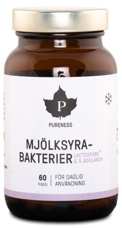Pureness M�lkesyrebakterier + Boulardii, Helse - Pureness
