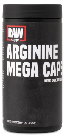 RAW Arginine Mega Caps, Helse - RAW SUPPS