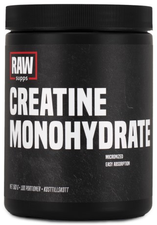 RAW Creatine Monohydrate, Tr�ningstilskud - Svenskt Kosttillskott