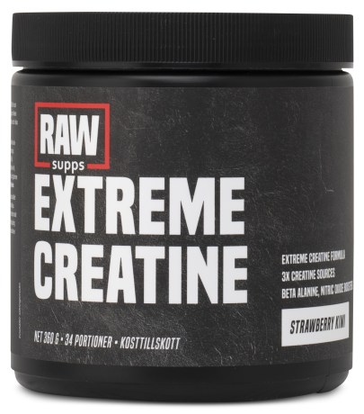 RAW Extreme Creatine, Trï¿½ningstilskud - RAW SUPPS