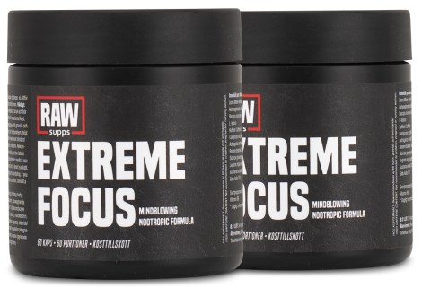 RAW Extreme Focus, Tr�ningstilskud - RAW SUPPS
