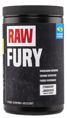 RAW Fury, Tr�ningstilskud - Svenskt Kosttillskott