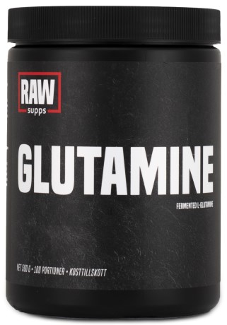 RAW Glutamine, Tr�ningstilskud - Svenskt Kosttillskott