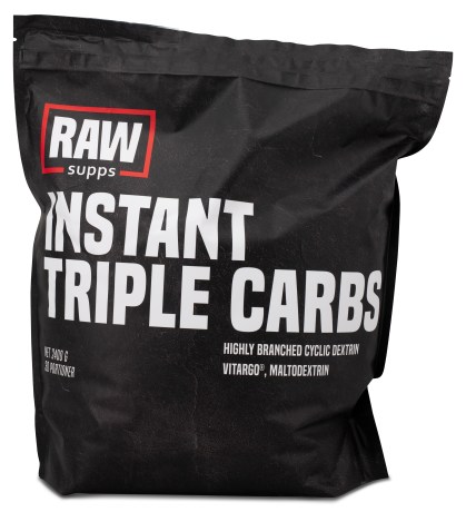 RAW Instant Triple Carbs, Tr�ningstilskud - RAW SUPPS