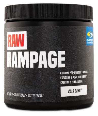 RAW Rampage, Tr�ningstilskud - Svenskt Kosttillskott