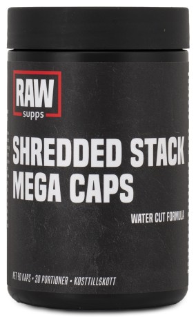 RAW Shredded Stack Mega Caps, Di�tprodukter - RAW SUPPS