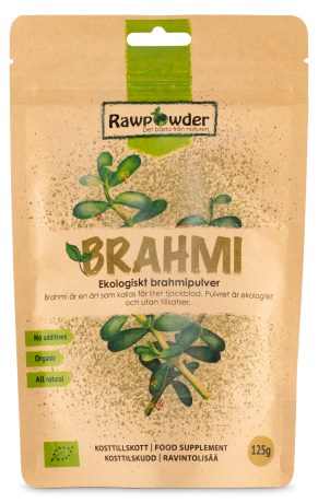 RawPowder Brahmi Powder �KO, Tr�ningstilskud - RawPowder