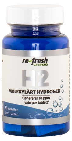Re-fresh Superfood H2 - Molekyl�r Hydrogen, Vitaminer & Mineraler - Re-fresh Superfood