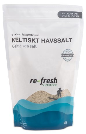 Re-fresh Superfood Keltiskt Havsalt Groft, F�devarer - Re-fresh Superfood