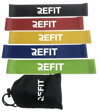 Refit Basic Miniband 5-pack with bag, Tr�ning & Tilbeh�r - Refit