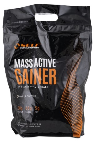 Self Omninutrition Mass Active Gainer, Tr�ningstilskud - Self Omninutrition