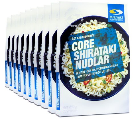 Core Shirataki Nudler, Di�tprodukter - Svenskt Kosttillskott