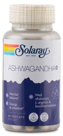 Solaray Ashwagandha+, Helse - Solaray