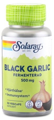 Solaray Black Garlic, Helse - Solaray