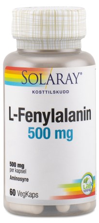 Solaray L-Fenylalanin, Tr�ningstilskud - Solaray