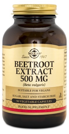 Solgar Beetroot Extract 500 mg, Tr�ningstilskud - Solgar
