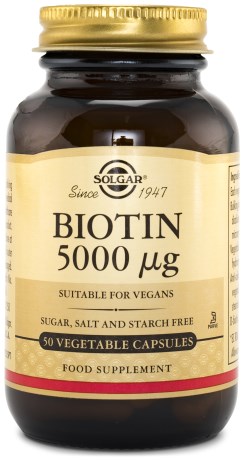 Solgar Biotiini 5000 ug, Vitaminer & Mineraler - Solgar