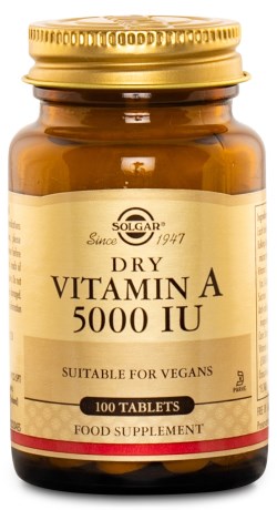 Solgar Dry Vitamin A 5000 IU, Vitaminer & Mineraler - Solgar