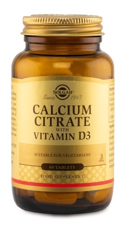 Solgar Kalciumcitrat med Vitamin D3, Vitaminer & Mineraler - Solgar