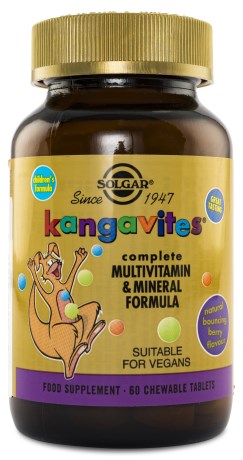 Solgar Kangavites Multivitamin B�rn, Vitaminer & Mineraler - Solgar