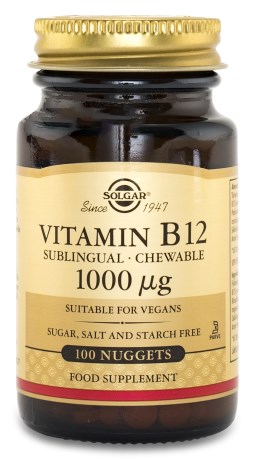 Solgar Vitamin B12 1000 mcg, Vitaminer & Mineraler - Solgar