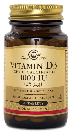 Solgar vitamin D3 25 mcg - Solgar