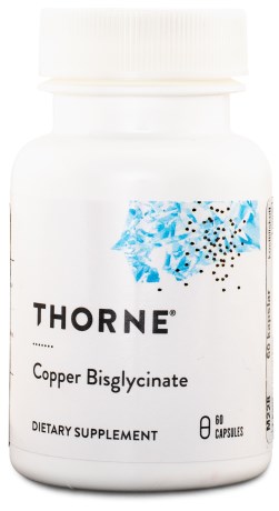 Thorne Copper Bisglycinate, Vitaminer & Mineraler - Thorne