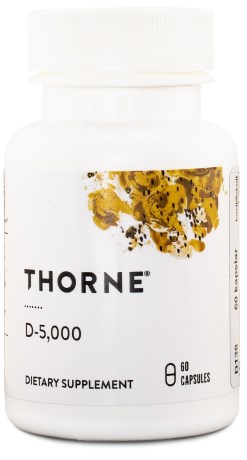 Thorne Vitamin D-5000, Vitaminer & Mineraler - Thorne