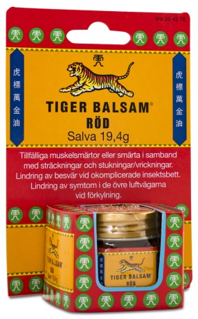 Tiger Balsam R�d, Helse - Tiger Balsam