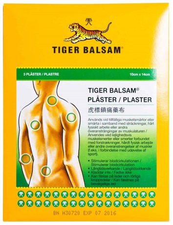 Tiger Balsam Pl�ster - Tiger Balsam
