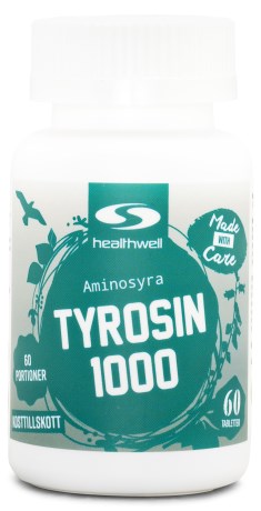 Tyrosin 1000, Tr�ningstilskud - Healthwell