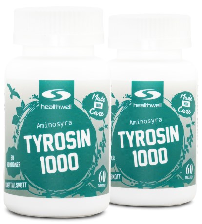Tyrosin 1000, Kosttilskud - Healthwell