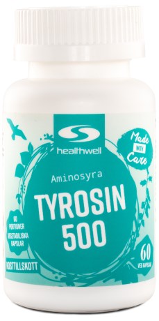 Tyrosin 500, Tr�ningstilskud - Healthwell