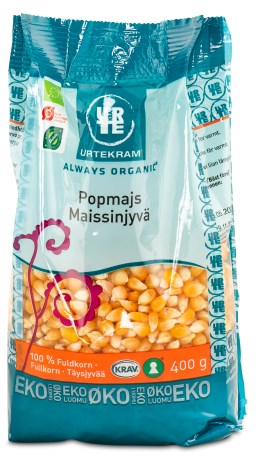Popcorn �KO, F�devarer - Urtekram