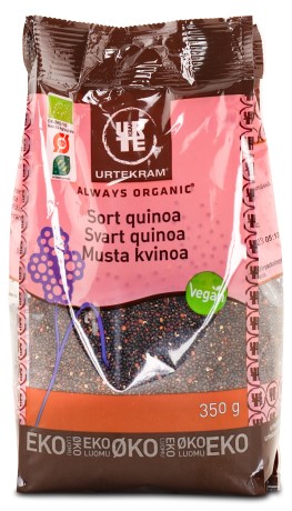 Urtekram Sort Quinoa, F�devarer - Urtekram