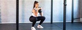 Squat med kettlebell (goblet squat)