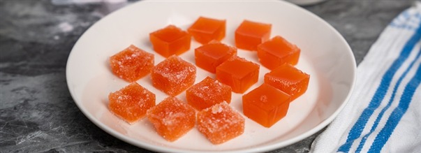 Kreatinvingummier med smag af Ice Tea Peach