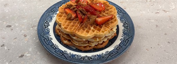 Proteinvafler med Core Whey Vanilje