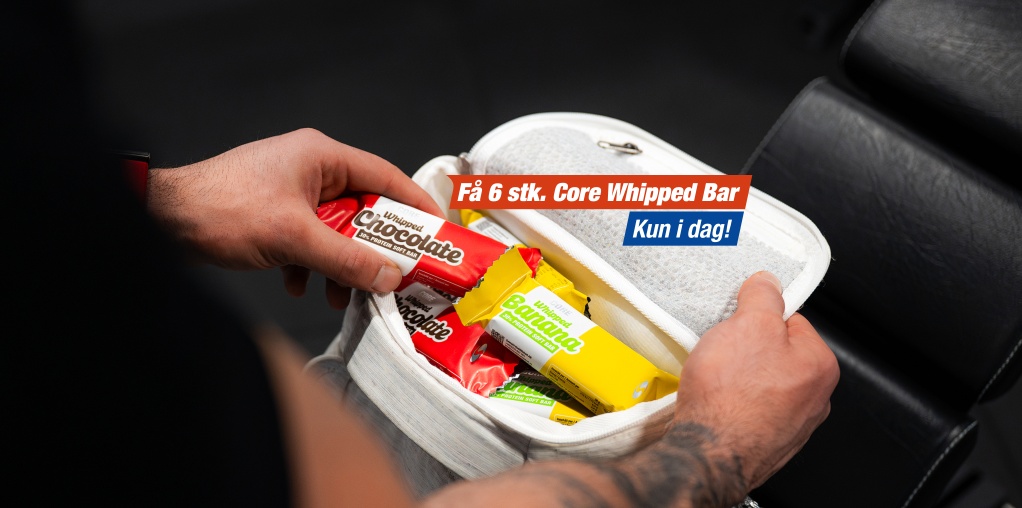 Kun i dag! K�b fra varem�rket Core Nutrition for 500 kr, f� 6 stk. Core Whipped Bar med i k�bet