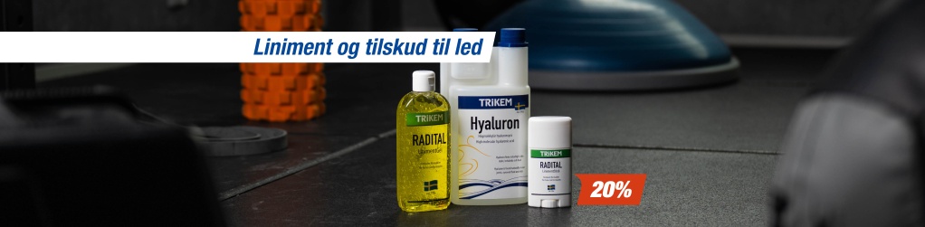 Liniment og tilskud til led - 20%