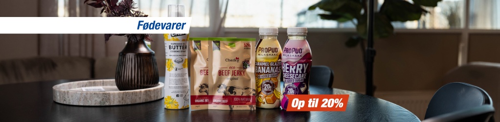 F�devarer - Op til 20%