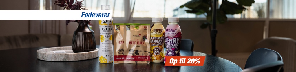 F�devarer - Op til 20%