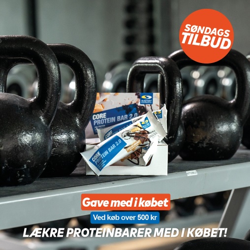SD: Kb SVK for 500 kr, f 6 stk Core Protein Bar