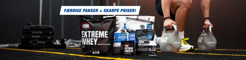 Pakketilbud fra varem�rket Core Nutrition & RAW Supps