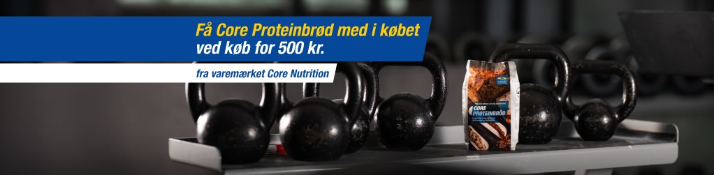 Kun i dag! F en gave ved kb over 500 kr fra varemrket Core Nu
